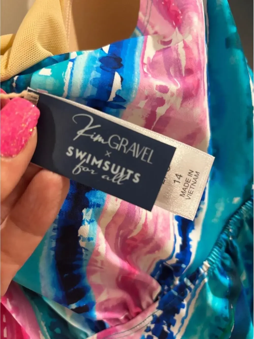 Kim Gravel Tankini Set – Size 14 - Picture 6 of 7
